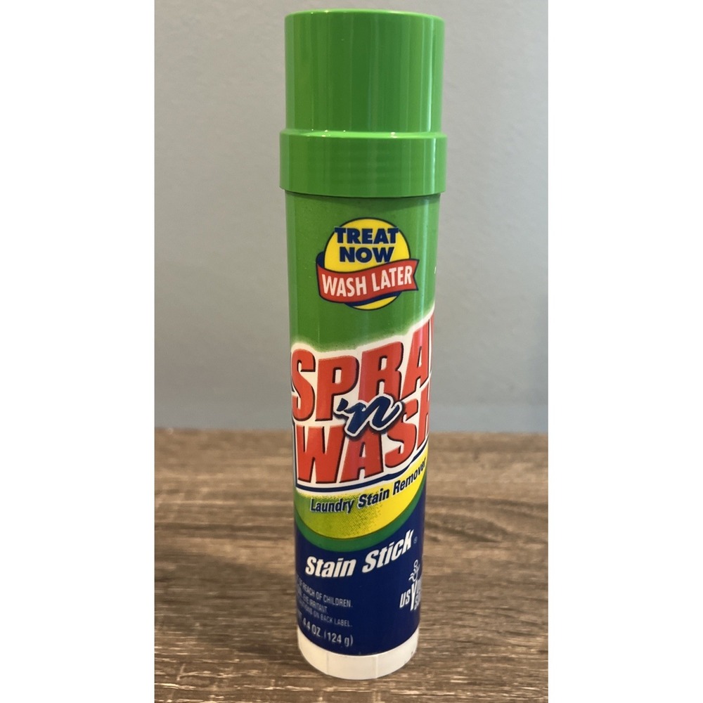 SPRAY 'N WASH LAUNDRY STAIN REMOVER STAIN STICK 4.4 OZ 80% FULL